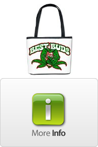 Fundamental Bucket Bag Purse 2Sided Marijuana Best Buds